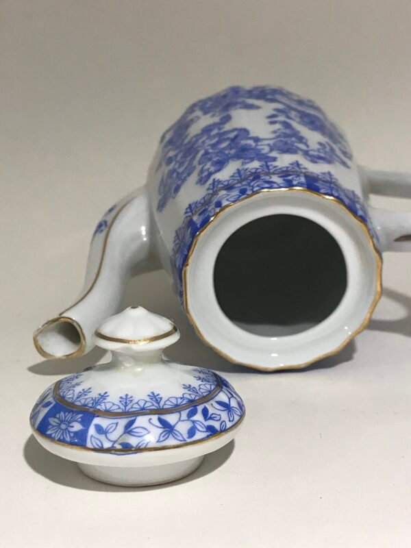 Blue and White Porcelain Coffee Pot