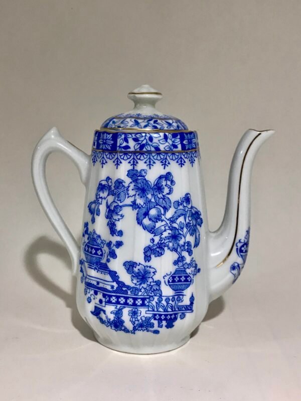 Blue and White Porcelain Coffee Pot