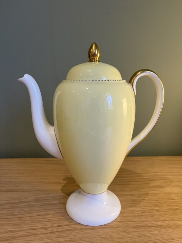 Antique Wedgwood W4098 Lemon Porcelain Coffee Pot