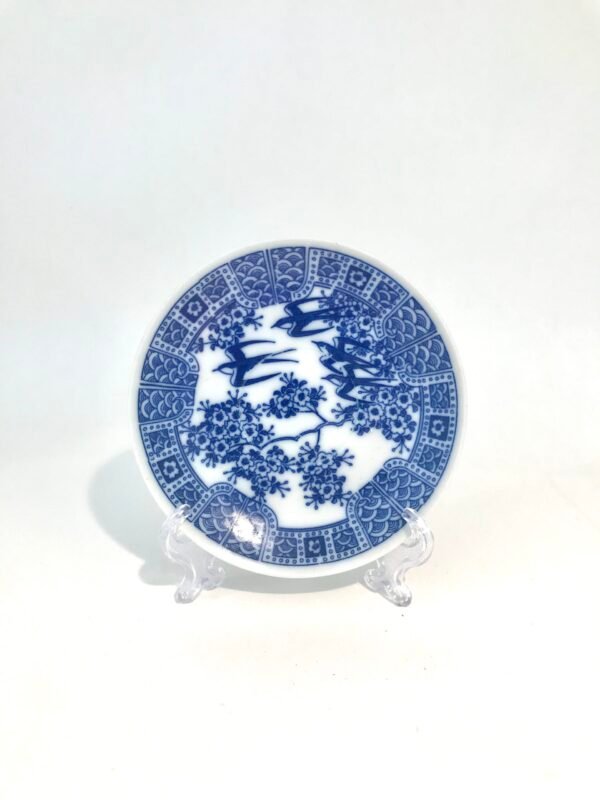 Japanese Seto Eggshell Porcelain Saucer