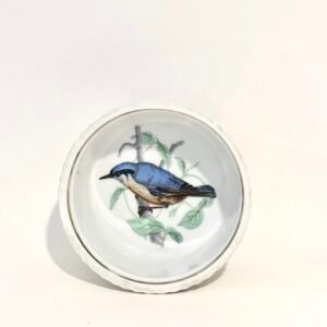 Louis Lourioux Fireproof Porcelain Bird Design Ramekins