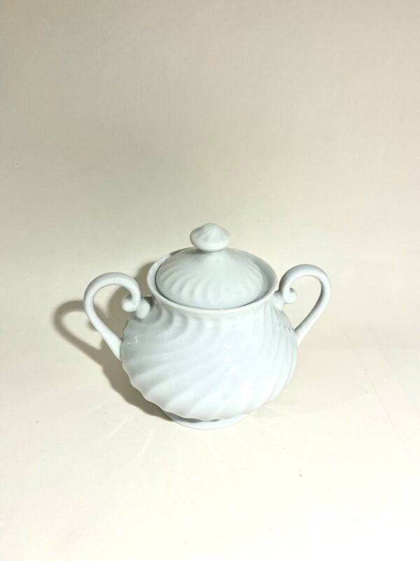 Vista Alegre Sagres White Porcelain Sugar Bowl