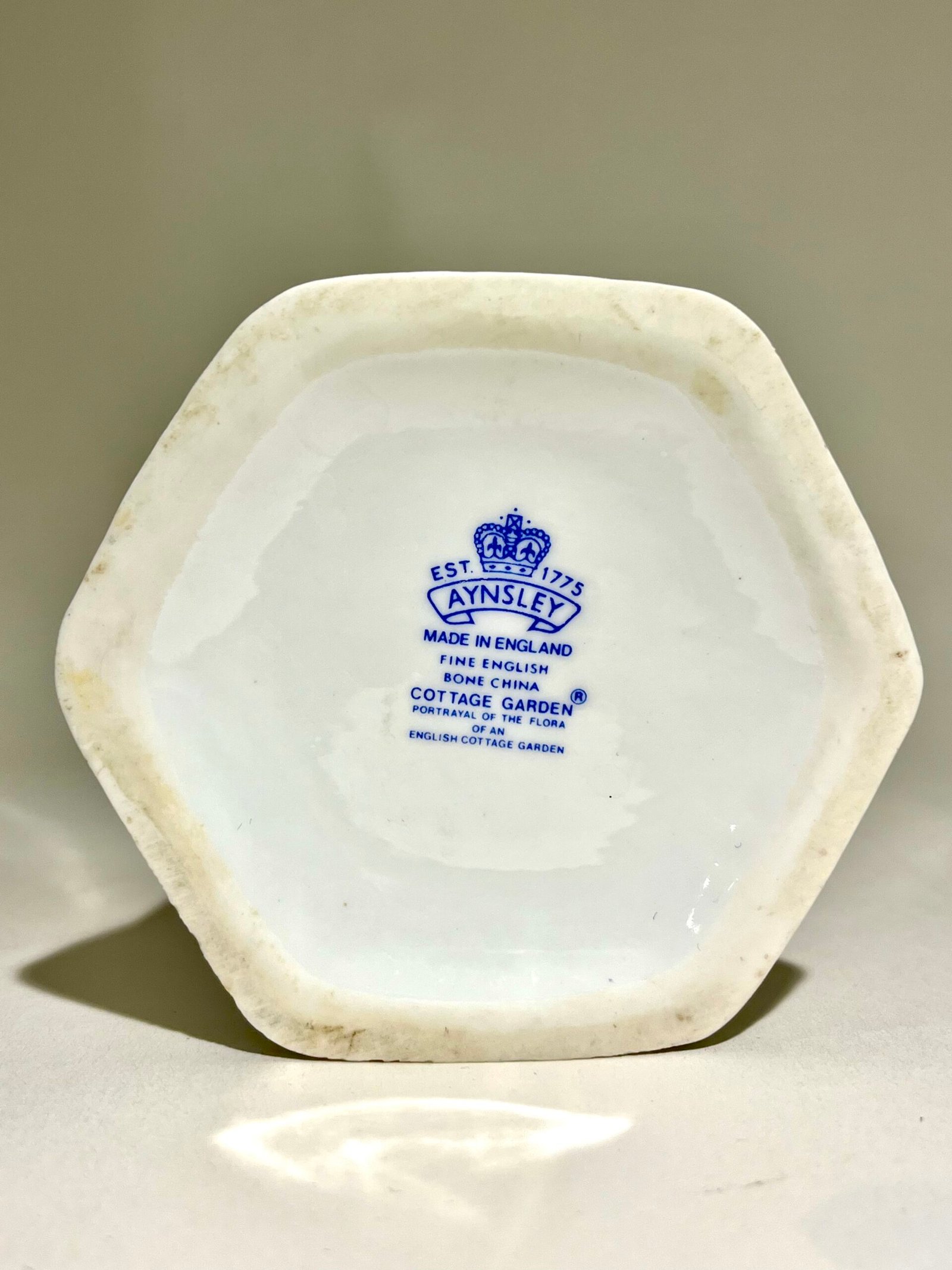 Aynsley Cottage Garden Hexagon Vase