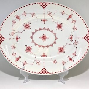 Furnivals Pink Denmark Oval Serving Platter