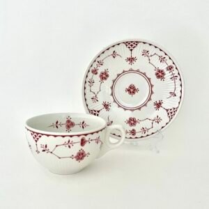 Furnivals Pink Denmark Teacup and Saucer