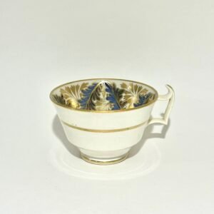 Antique Derby Porcelain Tea Cup with Acanthus Leaves