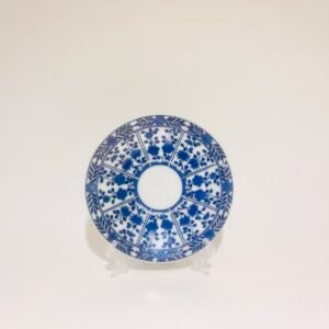 Made in Occupied Japan Blue & White Floral Saucer